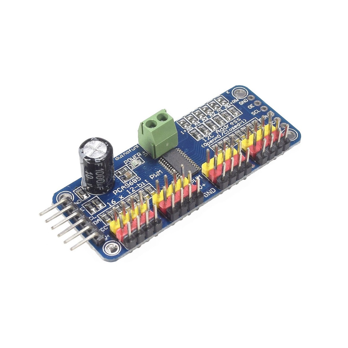 Módulo Controlador de servos PCA9685