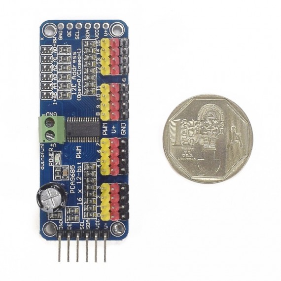 Módulo Controlador de servos PCA9685