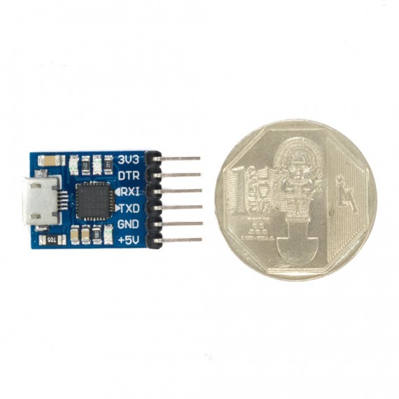 Módulo CP2102 Conversor USB a TTL (Micro USB)