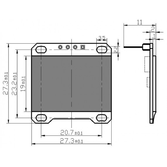 Display Oled 0.96" 128*64