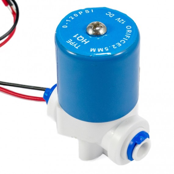 Válvula solenoide baja presión conector rápido