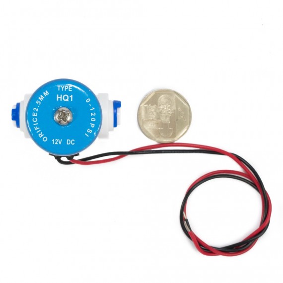Válvula solenoide baja presión conector rápido