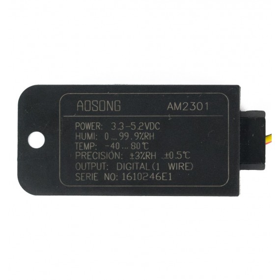 Sensor de humedad relativa y temperatura DHT21