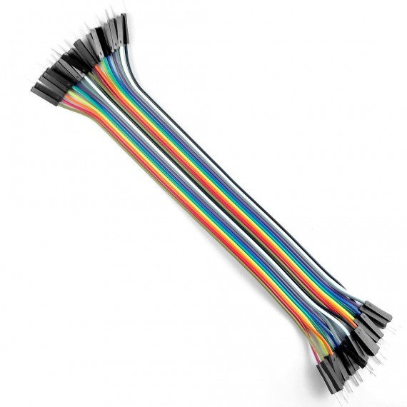 Cable Dupont, macho a macho 20cm x 20Und
