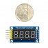 Módulo display 7 segmentos 4 digitos