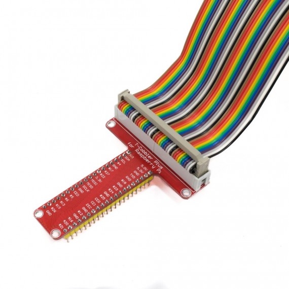 Adaptador RPi a protoboard y Flat