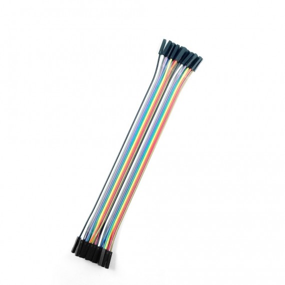 Cable Dupont, hembra a hembra 20cm x 20Und