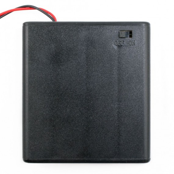 Portapila 4xAA, con switch