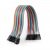Cable Dupont, hembra a macho 20cm x 20Und