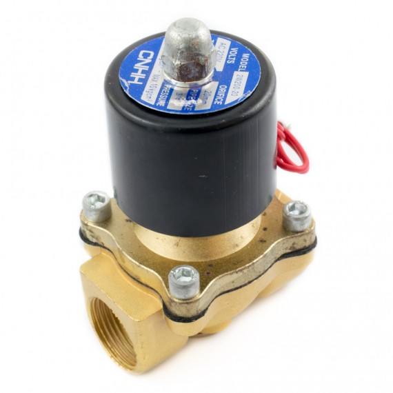 Válvula Solenoide 3/4" baja presión 220VAC