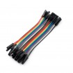 Cable Jumper Dupont hembra a hembra 10cm / 20Und