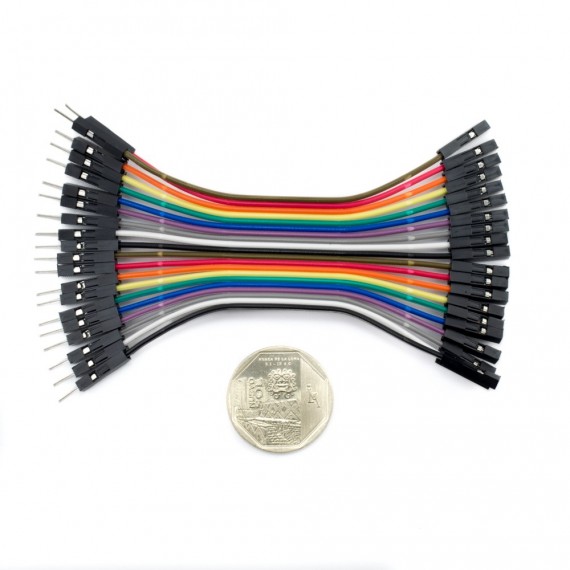Cable Dupont hembra a macho 10cm / 20Und