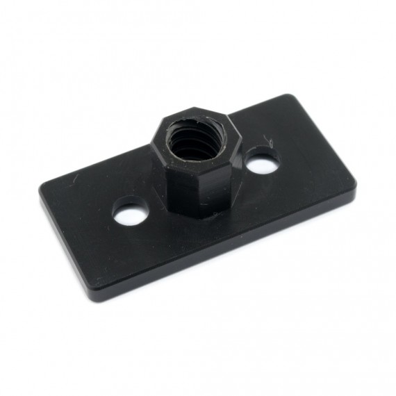 Placa con tuerca para tornillo de potencia D8mm