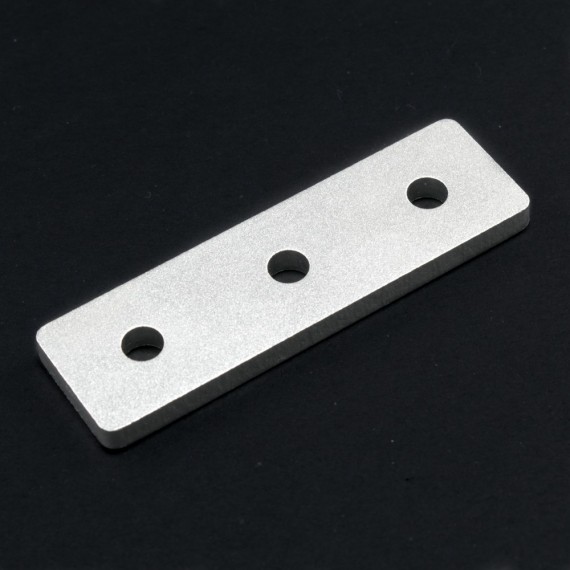 Placa de unión recta de 3 agujeros