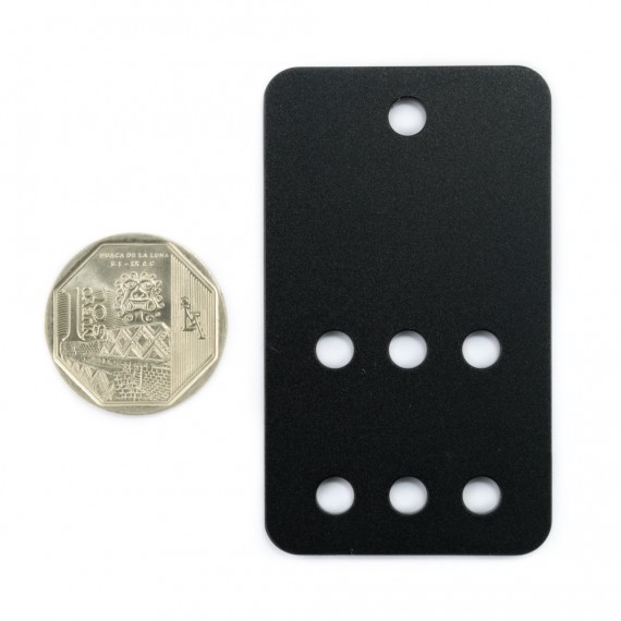 Placa montaje para polea loca