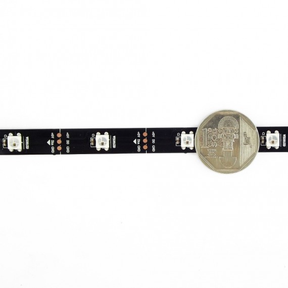 Cinta LED WS2812B: 5 LEDs x 16cm