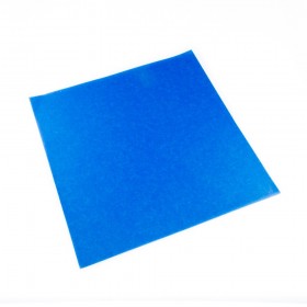 Cinta azul para cama caliente