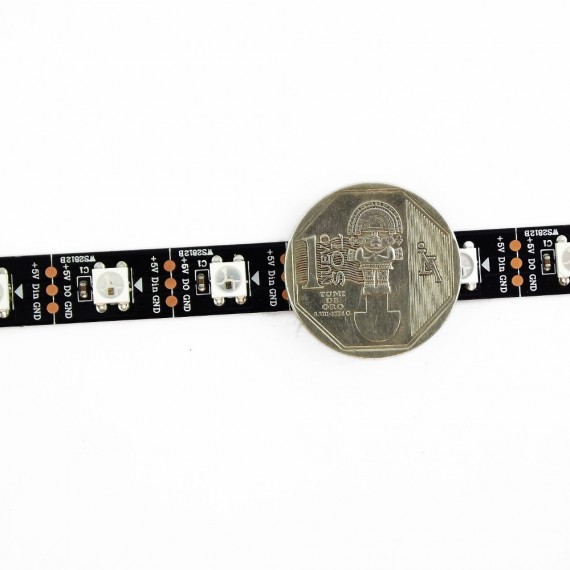 Cinta LED WS2812B: 10 LEDs x 16cm