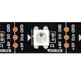 Cinta LED WS2812B: 10 LEDs x 16cm