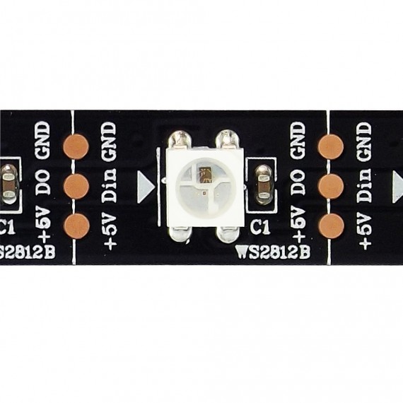 Cinta LED WS2812B: 10 LEDs x 16cm