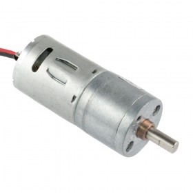 Motor DC con caja reductora WIK25GA370 - 12V 92rpm