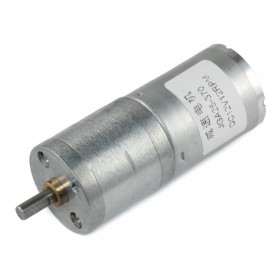 Motor DC con caja reductora JGA25-370 - 12V 12rpm