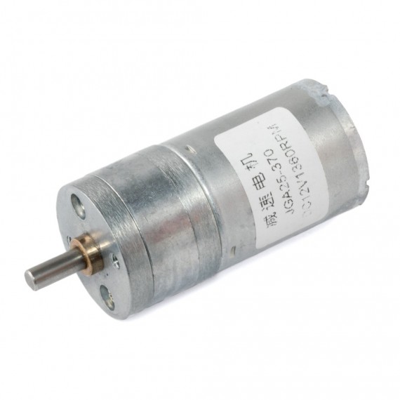 Motor DC con caja reductora JGA25-370 - 12V 1360rpm