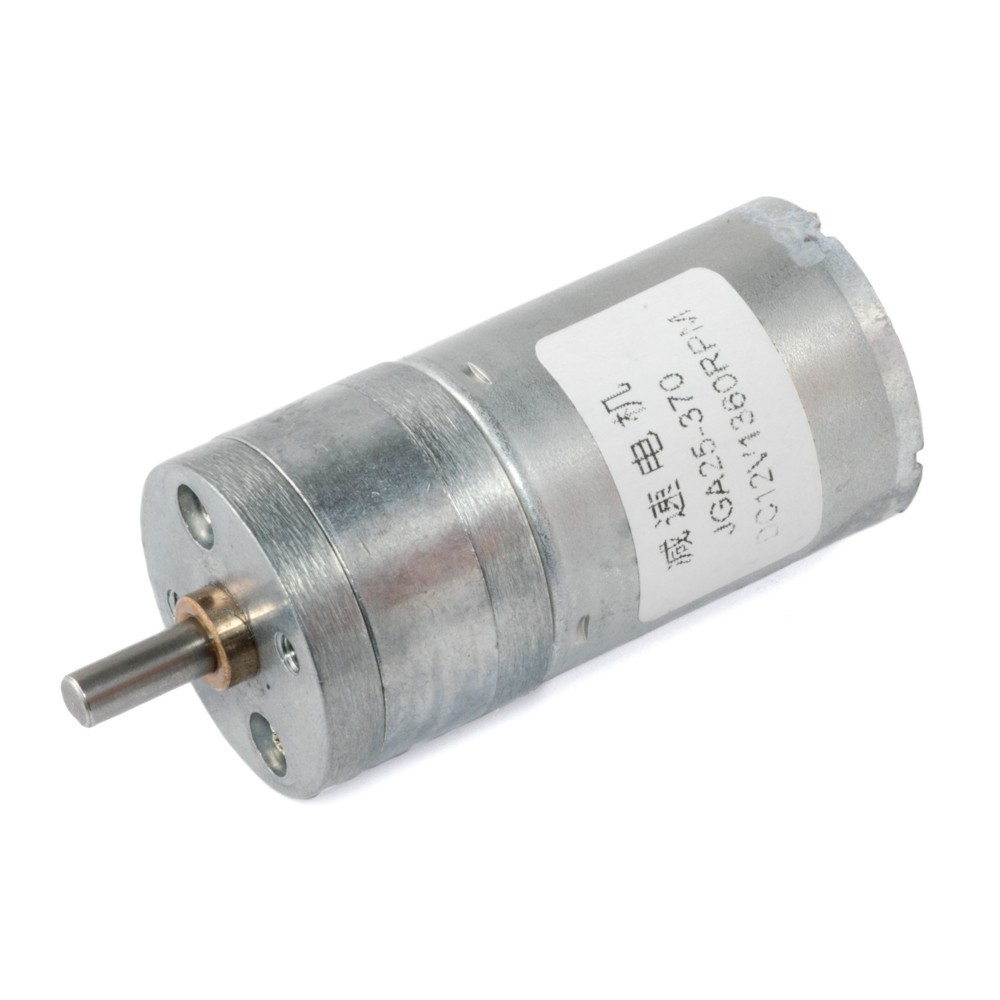 Motor DC con caja reductora JGA25370 12V 1360rpm