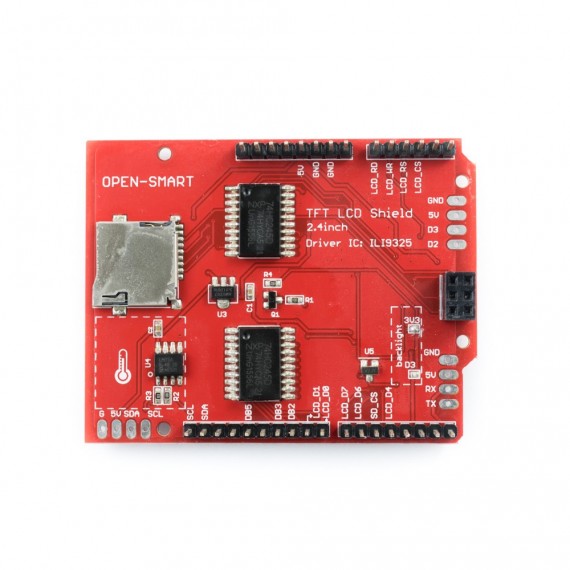 Shield Display LCD TFT 2.4" táctil OPEN-SMART