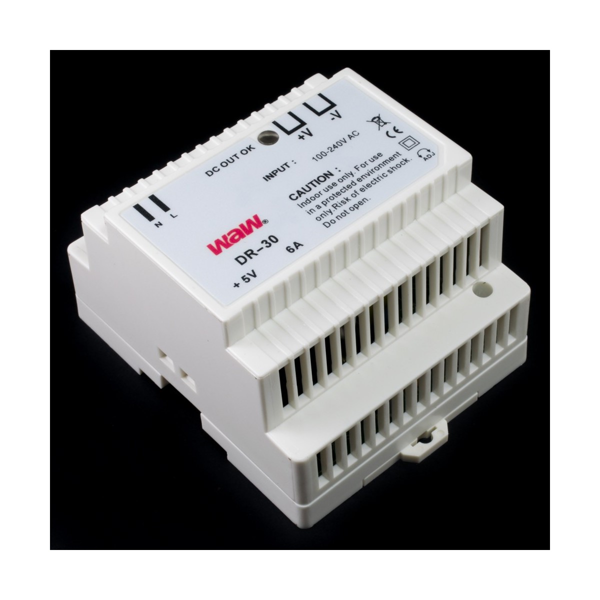 Fuente de alimentación conmutada DIN 30W 5V