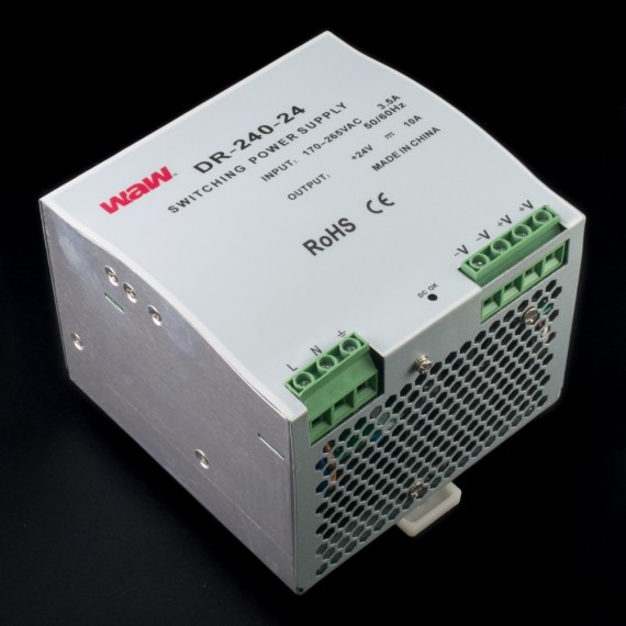 Fuente de alimentación conmutada DIN 240W 24V