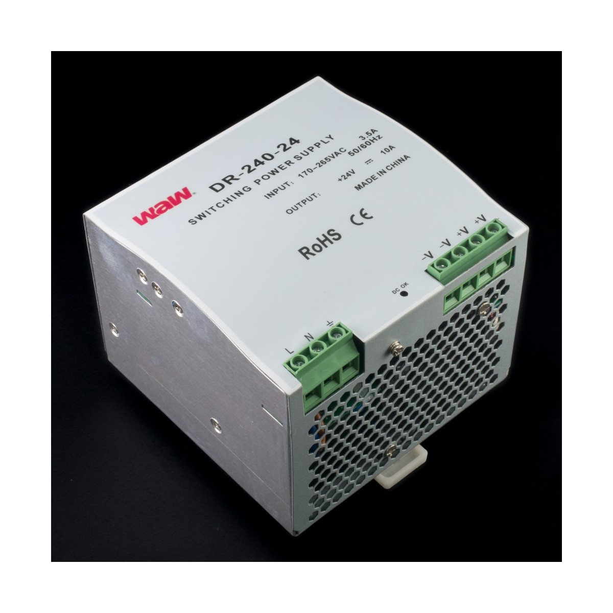 Fuente de alimentación conmutada DIN 240W 24V