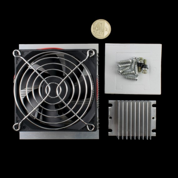 Kit disipadores y ventilador para celda Peltier