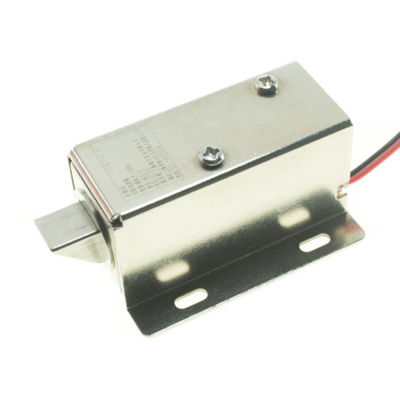 Cerradura eléctrica para gabinetes - Naylamp Mechatronics - Perú