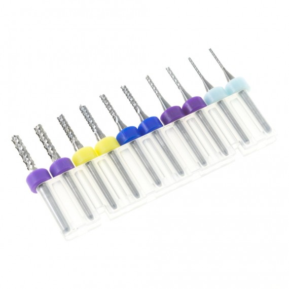 Kit de 5 fresas tipo fishtail