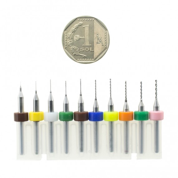 Kit de 10 brocas PCB