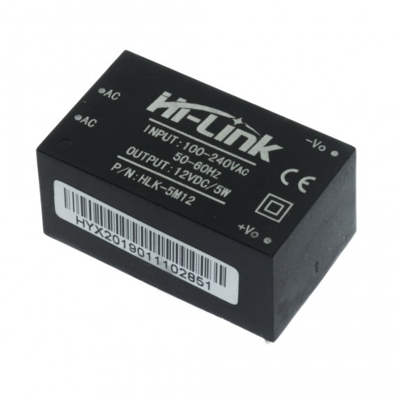 Fuente embebida 220VAC 5W 12V