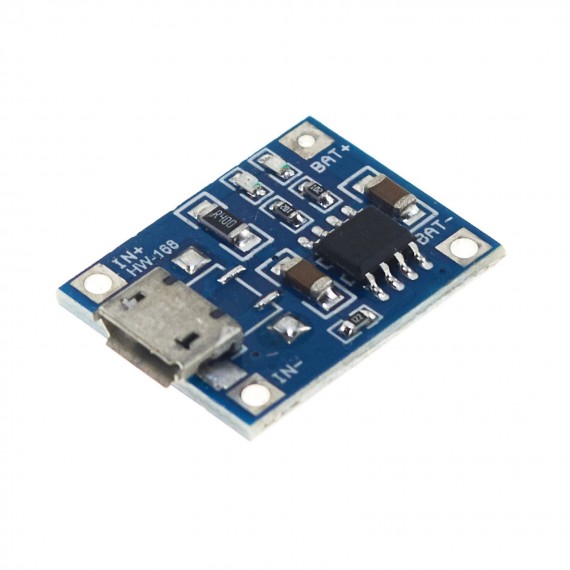 Cargador USB de bateria Litio 18650 1A