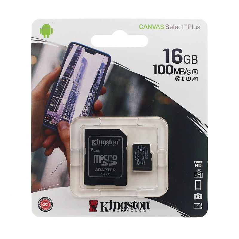 Memoria micro SD card 16GB Clase 10 