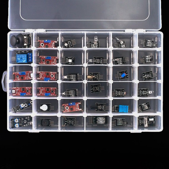 Kit sensores 37 en 1 con caja