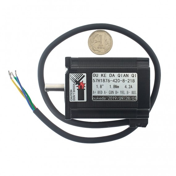 Motor PaP Stepper Nema 23 4.2A 18Kg.cm