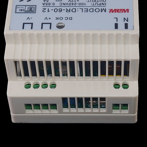 Fuente de alimentación conmutada DIN 60W 12V WODE