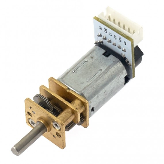 Micromotor N20 con encoder 12VDC 1000RPM (300:1)