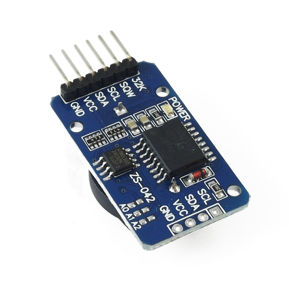 Módulo RTC DS3231 + EEPROM AT24C32 (I2C)