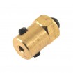 Acople hexagonal rueda a eje de motor D3mm