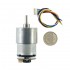 Motor 37D 12VDC 35RPM con encoder