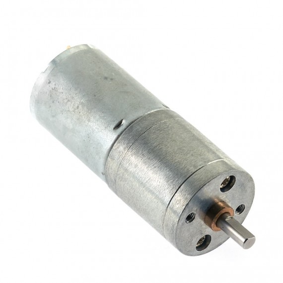 Motor DC con caja reductora JGA25-370 - 6V 12RPM
