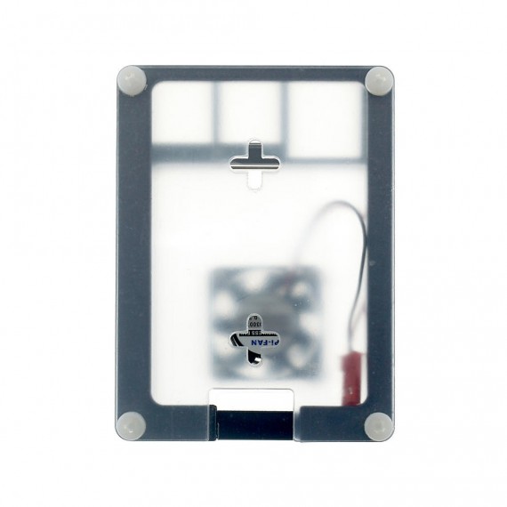 Case acrílico con ventilador para Raspberry Pi 4B