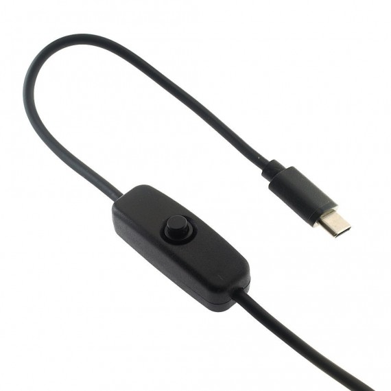 Fuente alimentación para Raspberry Pi 4 USB-C con switch CTD-050300A