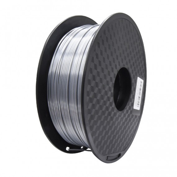 PLA seda plata - Rollo 1kg 1.75mm Creality